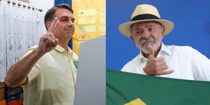 Lula y Bolsonaro empatan al 50 % de los votos en un sondeo a tres días de las elecciones