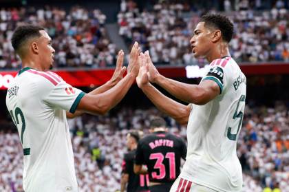 4-0. Bellingham y Mbappé, líderes en la goleada ante el Málaga