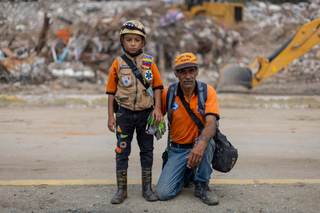Sebastián Corro, el 'topito' venezolano de diez años que salvó a dos mascotas tras los sismos