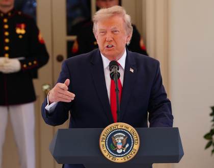 Trump afirma que sin él y Netanyahu "Israel ya no existiría"