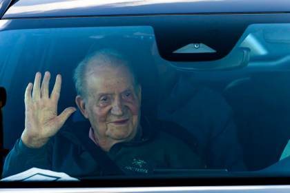 Juan Carlos I llega a Galicia en su cuarta visita de 2026
