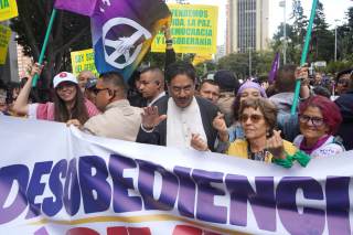 Líder opositor colombiano acusa al Gobierno de querer "intimidar" a los manifestantes