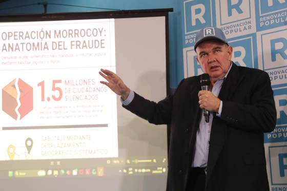 López Aliaga afirma que en elecciones de Perú no hubo fallos sino actos criminales dolosos