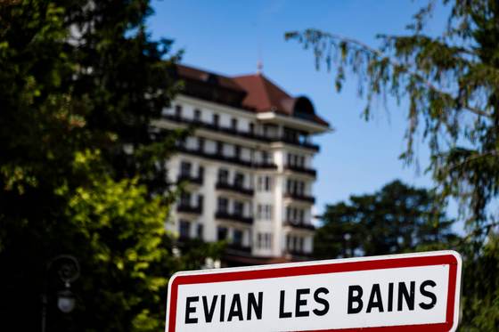 La idílica Évian vuelve al centro del mundo durante tres días con la cumbre del G7