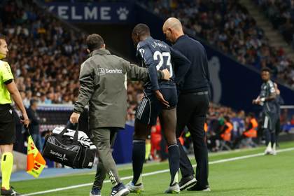 Courtois vuelve a la acción y Mendy, lesionado en el tendon del recto femoral
