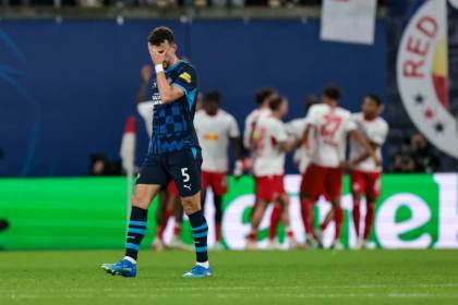 1-0. Un gran gol de Gruda ante el PSV da al Leipzig su primera victoria en la Champions