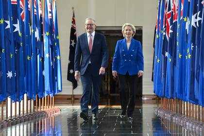 Australia y la UE sellan acuerdo de libre comercio tras casi una década de negociaciones