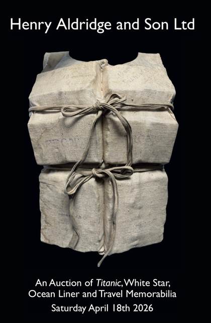 Más de 770.000 euros por un chaleco salvavidas de una superviviente del Titanic