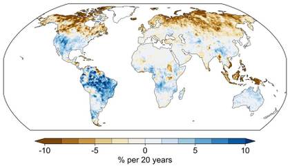 El cambio climático concentra los episodios de lluvia, y eso da lugar a más sequías
