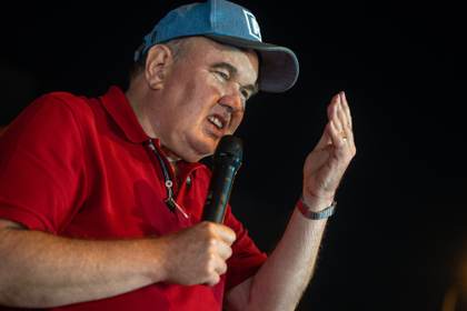 Candidato de ultraderecha López Aliaga no aceptará resultados aunque pase a segunda vuelta