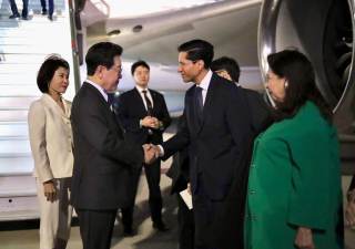 El presidente surcoreano llega a México para reunirse mañana con Sheinbaum