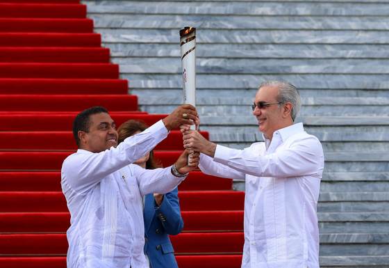 República Dominicana da comienzo al recorrido de la llama de los Juegos Centroamericanos