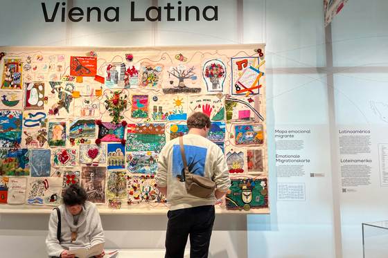 'Viena Latina', una muestra de historias bordadas de migración latinoamericana y caribeña