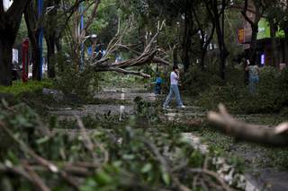 Suben a seis los muertos tras las lluvias causadas por el tifón Maysak en el sur de China