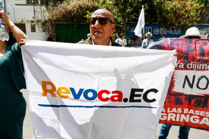 Impulsores de la revocatoria de Noboa piden a la Corte Constitucional activar el proceso