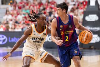 El UCAM CB ficha al base argentino Juani Marcos, quien llega desde el Barça