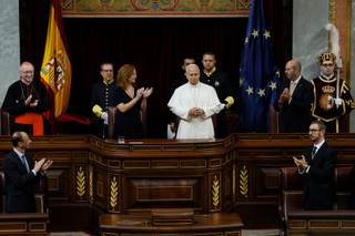 León XIV defiende en el Congreso que la fe no puede ser irrelevante para la vida pública