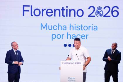 Ronaldo: "Presi, eres el mejor y vas a ser siempre el mejor"